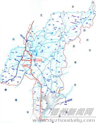 引黄济津德州段线路图